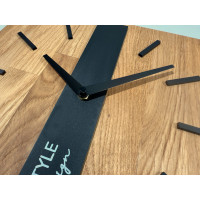 Drevené nástenné hodiny Oak Classic 30cm Flexistyle z250a